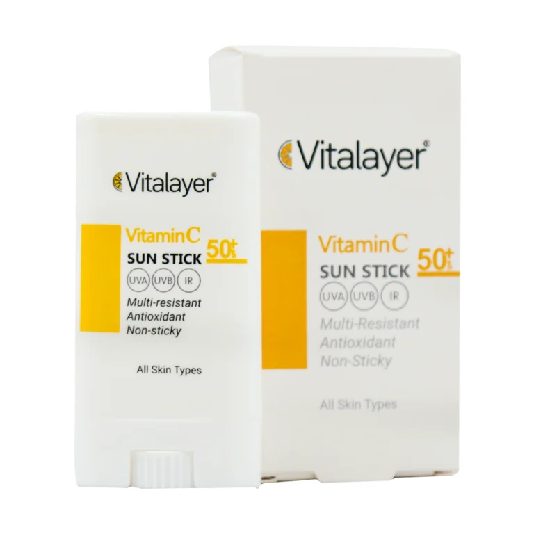 ضد آفتاب استیکی ویتامین C SPF50 ویتالیر 15 گرم ضد آفتاب استیکی ویتامین C SPF50 ویتالیر 15 گرم