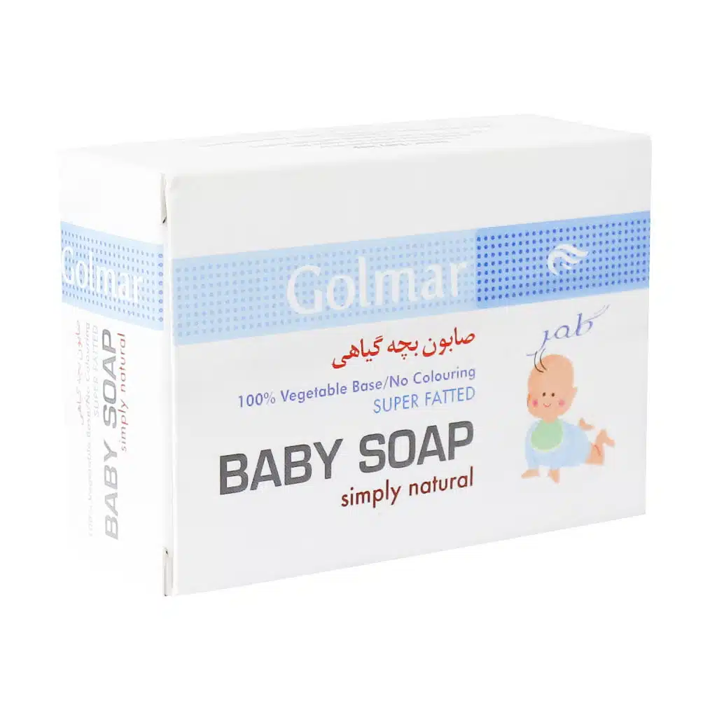 صابون بچه گیاهی گلمر 80 گرم صابون بچه گیاهی گلمر 80 گرم