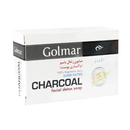 صابون زغال بامبو گلمر مناسب پاکسازی پوست 115 گرم