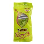 خود تراش بیک مدل Pure 3 Lady بسته 4 عددی