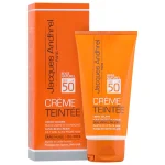 کرم ضد آفتاب SPF50 پوست چرب و مستعد آکنه ژاک آندرل 50 گرم بی رنگ