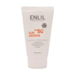 انليل کرم ضد آفتاب بي رنگ سان ديفنس SPF50 مناسب پوست مستعد لک 50ميل