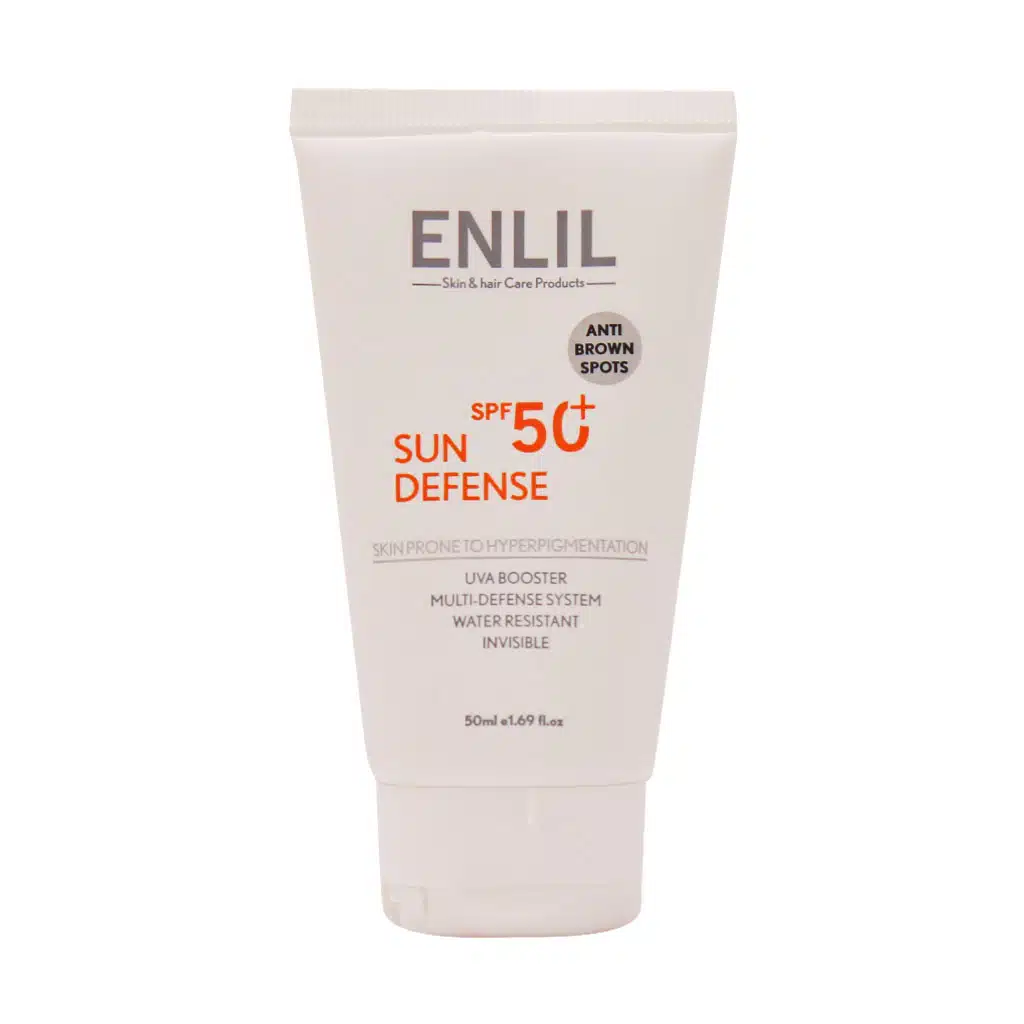 انليل کرم ضد آفتاب بي رنگ سان ديفنس SPF50 مناسب پوست مستعد لک 50ميل انليل کرم ضد آفتاب بي رنگ سان ديفنس SPF50 مناسب پوست مستعد لک 50ميل