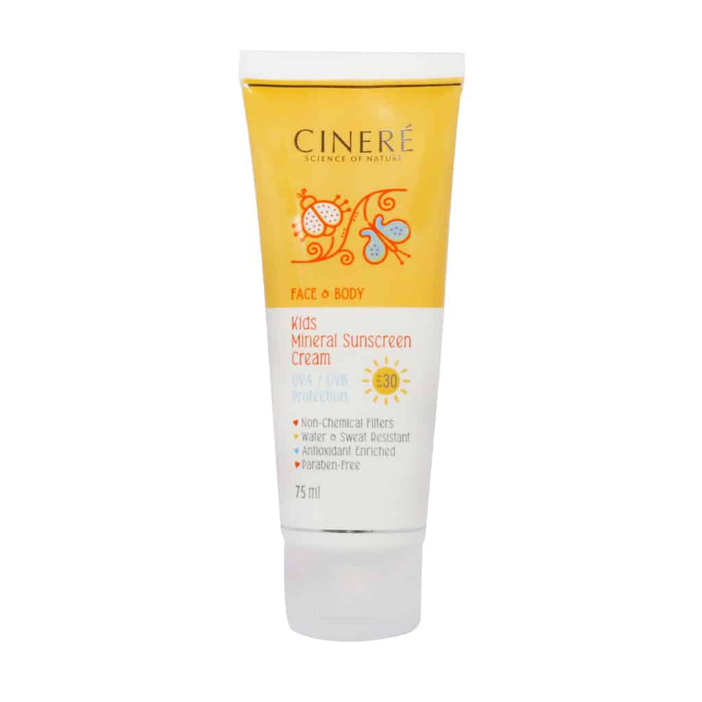 سینره کرم ضد آفتاب کودک SPF30 حجم 75 میل سینره کرم ضد آفتاب کودک SPF30 حجم 75 میل