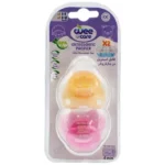 پستانک دوقلو قابدار ارتودنسي0-6 و6-12 ماه کد p140 وي کر